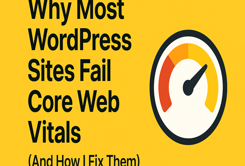 Why Most WordPress Sites Fail Core Web Vitals — And How I Fix Them for Clients
