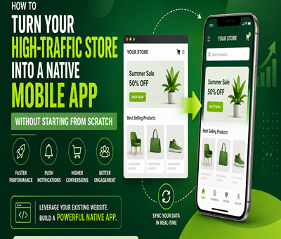 How to Turn Your High-Traffic Store into a Native Mobile App Without Starting from Scratch