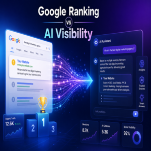 Google Ranking vs AI Visibility